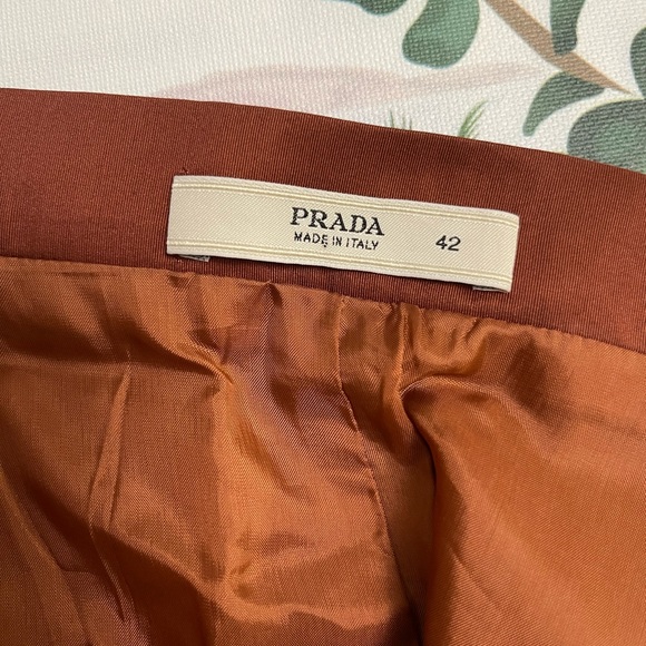 PRADA SILK PENCIL SKIRT - Picture 2 of 3